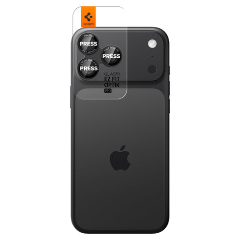 Spigen iPhone 17 Pro Max / 17 Pro Lens Protector – Optik Pro EZ Fit